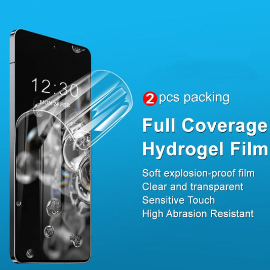 For vivo iQOO 12 5G 2pcs imak Curved Full Screen Hydrogel Film Protector - vivo Tempered Glass by imak | Online Shopping UK | buy2fix