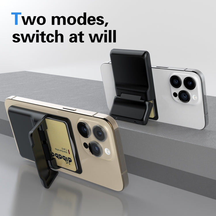 Strong Magnetic Adsorption Card Holder(Black) - Adhesive Card Holders by buy2fix | Online Shopping UK | buy2fix