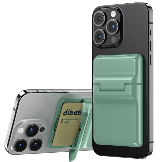 Strong Magnetic Adsorption Card Holder(Light Green) - Adhesive Card Holders by buy2fix | Online Shopping UK | buy2fix