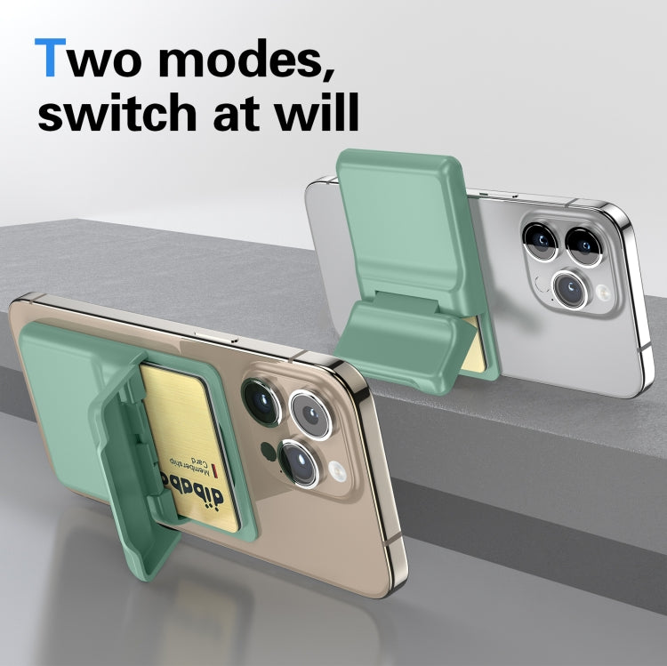 Strong Magnetic Adsorption Card Holder(Light Green) - Adhesive Card Holders by buy2fix | Online Shopping UK | buy2fix