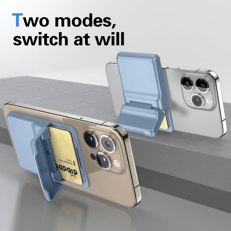 Strong Magnetic Adsorption Card Holder(Light Purple) - Adhesive Card Holders by buy2fix | Online Shopping UK | buy2fix