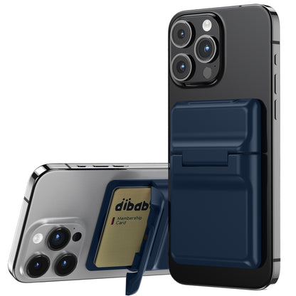 Strong Magnetic Adsorption Card Holder(Dark Blue) - Adhesive Card Holders by buy2fix | Online Shopping UK | buy2fix