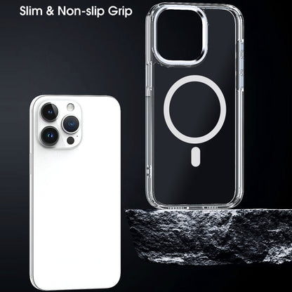 For iPhone 12 Pro Max MagSafe Magnetic Clear Phone Case(Transparent) by buy2fix