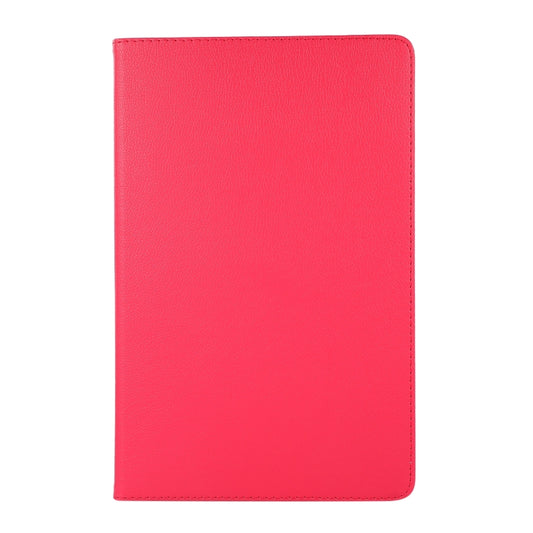For Lenovo Tab M11 / Xiaoxin Pad 11 2024 360 Degree Rotation Litchi Texture Leather Tablet Case(Rose Red) - Lenovo by buy2fix | Online Shopping UK | buy2fix