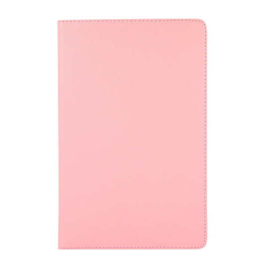 For Lenovo Tab M11 / Xiaoxin Pad 11 2024 360 Degree Rotation Litchi Texture Leather Tablet Case(Pink) - Lenovo by buy2fix | Online Shopping UK | buy2fix