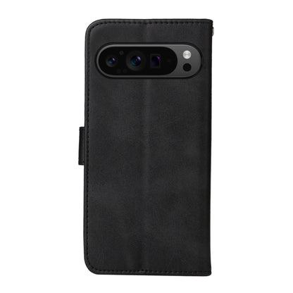 For Google Pixel 9 Pro Classic Calf Texture Flip Leather Phone Case(Black) by buy2fix
