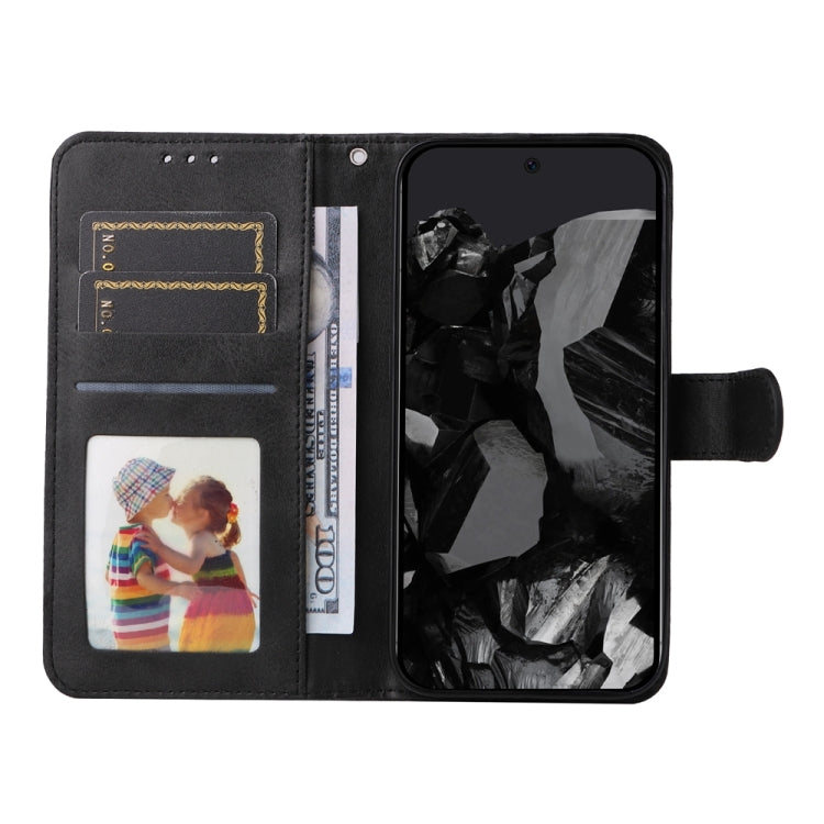 For Google Pixel 9 Pro Classic Calf Texture Flip Leather Phone Case(Black) by buy2fix