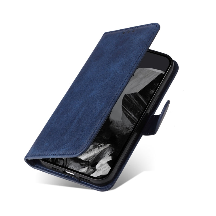 For Google Pixel 9 Pro Classic Calf Texture Flip Leather Phone Case(Blue) by buy2fix