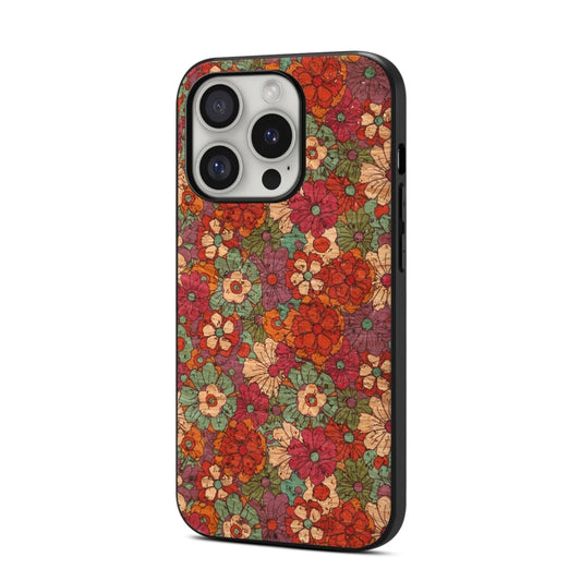 For iPhone 16 Pro Four Seasons Flower Language Series TPU Phone Case(Summer Red) by buy2fix