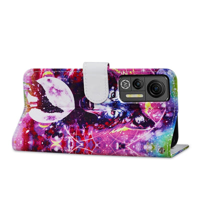 For Ulefone Note 14 Painted Pattern Horizontal Flip Leather Phone Case(Wolf Totem) by buy2fix