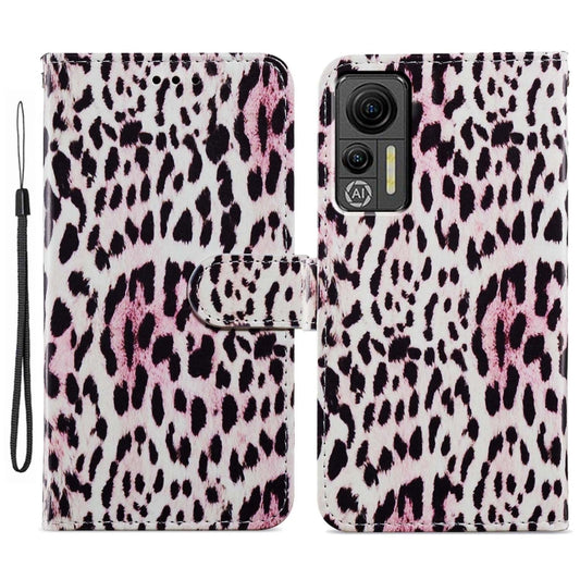 For Ulefone Note 14 Painted Pattern Horizontal Flip Leather Phone Case(Leopard) by buy2fix