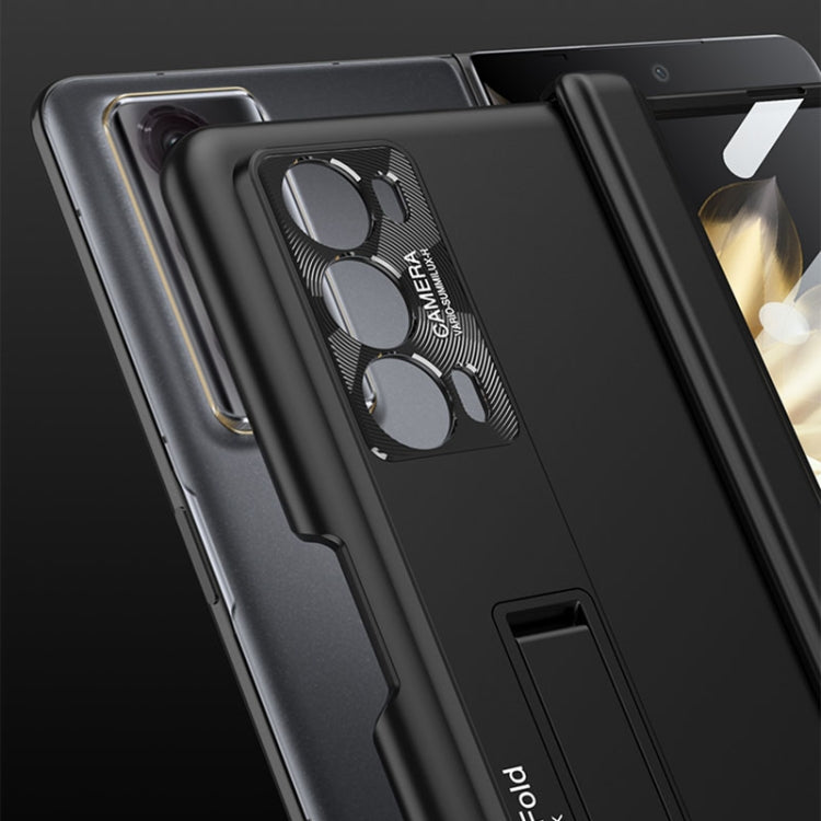 For Honor Magic V2 GKK Integrated Magnetic Folding Hinge All-inclusive Phone Case(Gold) - Honor Cases by GKK | Online Shopping UK | buy2fix