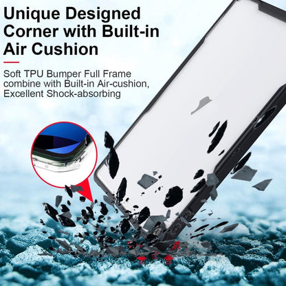 For iPad 10.2 2021 / 2020 / 2019 Armor Clear Acrylic Hybrid TPU Tablet Case(Black) - iPad 10.2 Cases by buy2fix | Online Shopping UK | buy2fix