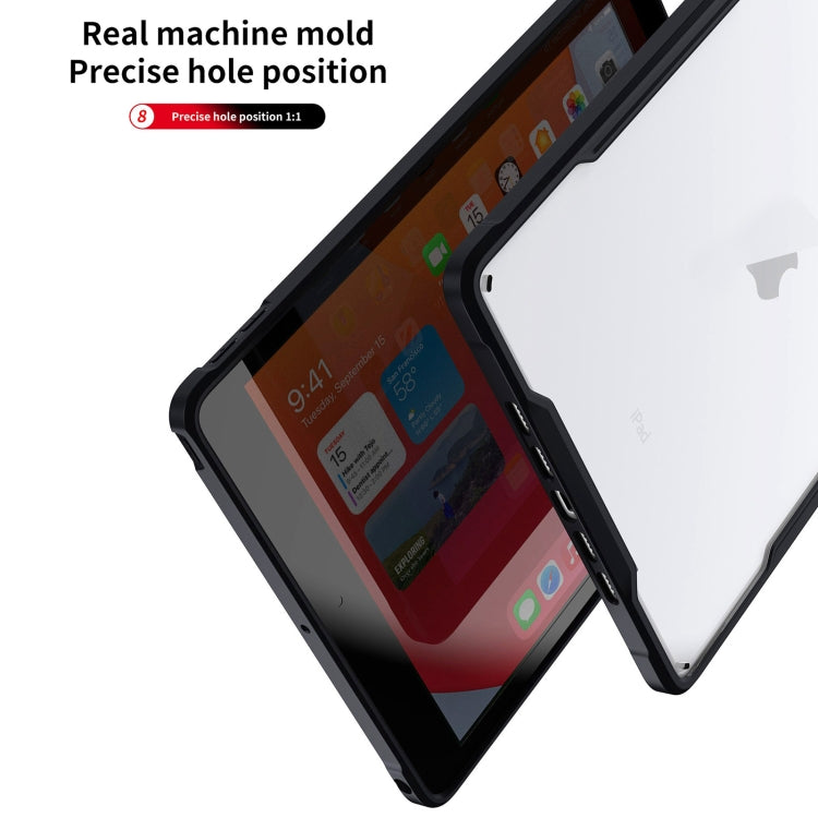 For iPad 10.2 2021 / 2020 / 2019 Armor Clear Acrylic Hybrid TPU Tablet Case(Black) - iPad 10.2 Cases by buy2fix | Online Shopping UK | buy2fix