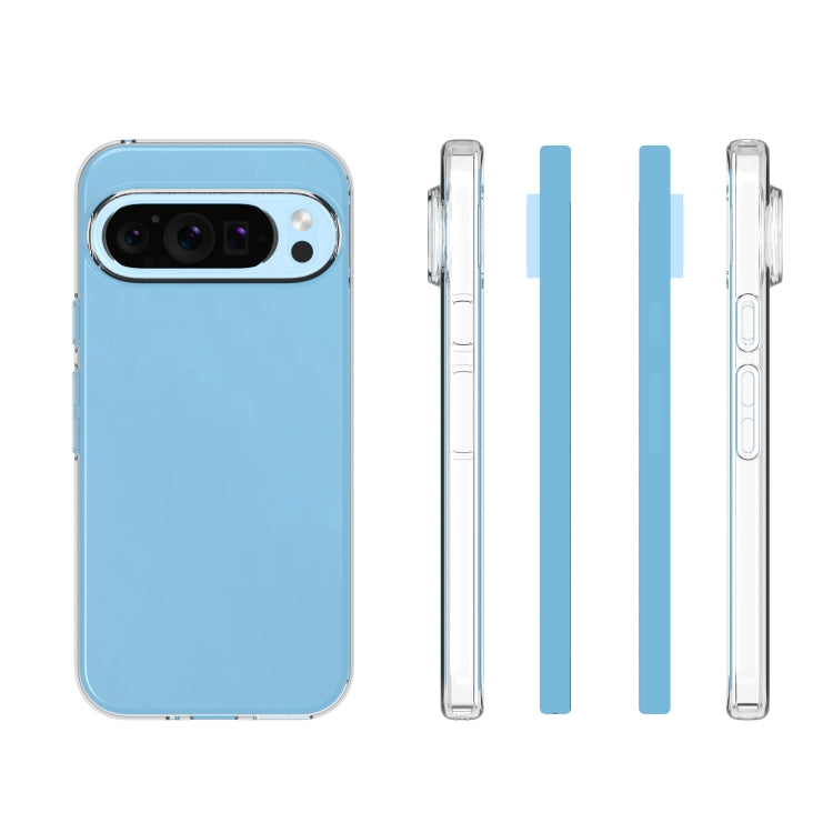 For Google Pixel 9 Waterproof Texture TPU Phone Case(Transparent) by buy2fix