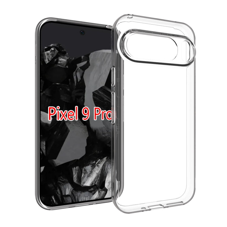For Google Pixel 9 Pro Waterproof Texture TPU Phone Case(Transparent) by buy2fix