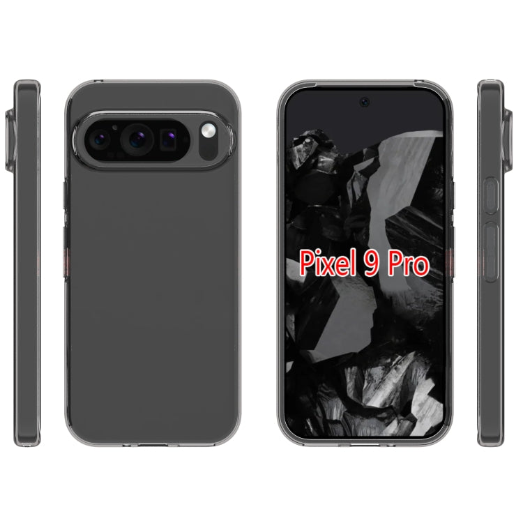 For Google Pixel 9 Pro Waterproof Texture TPU Phone Case(Transparent) by buy2fix