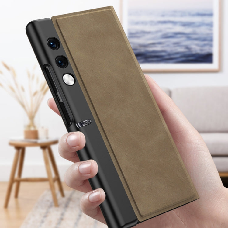 For Honor V Purse GKK Frosted Leather Fold Phone Case(Black) - Honor Cases by GKK | Online Shopping UK | buy2fix