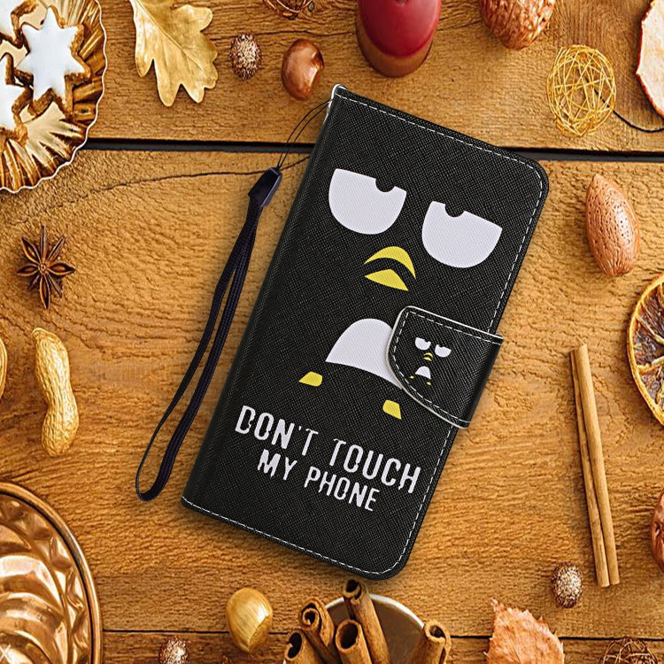 For Xiaomi Redmi 13C Colored Drawing Pattern Leather Phone Case(Penguin) by buy2fix