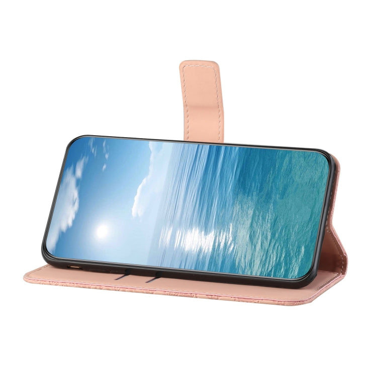 For Google Pixel 9 Pro XL Ethnic Style Embossed Pattern Leather Phone Case(Pink) by buy2fix