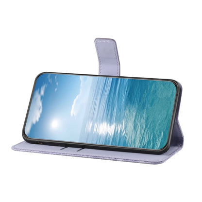 For Google Pixel 9 / 9 Pro Ethnic Style Embossed Pattern Leather Phone Case(Purple) by buy2fix