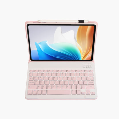 For OnePlus Pad Go / OPPO Pad Air2 / Neo OP14 TPU Ultra-thin Detachable Bluetooth Keyboard Leather Case(Pink) - OPPO Keyboard by buy2fix | Online Shopping UK | buy2fix