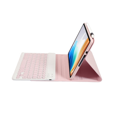 For OnePlus Pad Go / OPPO Pad Air2 / Neo OP14 TPU Ultra-thin Detachable Bluetooth Keyboard Leather Case(Pink) - OPPO Keyboard by buy2fix | Online Shopping UK | buy2fix
