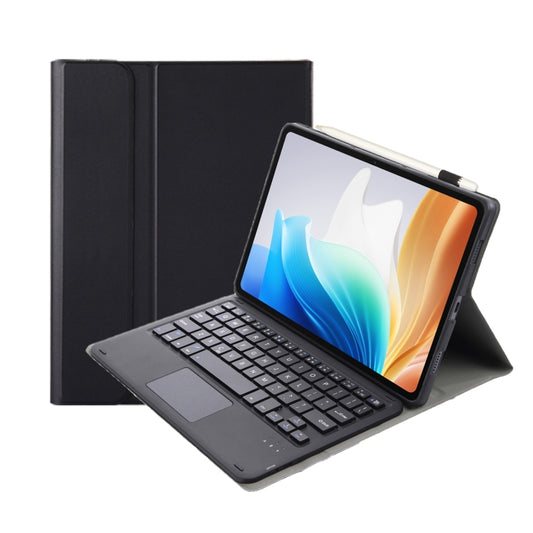 For OnePlus Pad Go / OPPO Pad Air2 / Neo OP14-A TPU Ultra-thin Detachable Bluetooth Keyboard Leather Case with Touchpad(Black) - OPPO Keyboard by buy2fix | Online Shopping UK | buy2fix