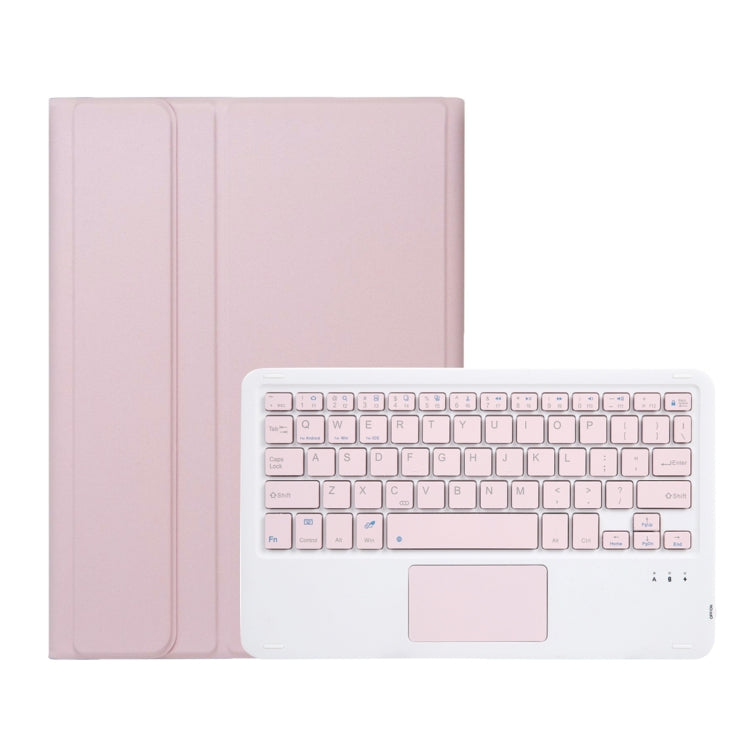For OnePlus Pad Go / OPPO Pad Air2 / Neo OP14-A TPU Ultra-thin Detachable Bluetooth Keyboard Leather Case with Touchpad(Pink) - OPPO Keyboard by buy2fix | Online Shopping UK | buy2fix