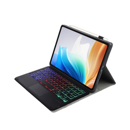 For OnePlus Pad Go / OPPO Pad Air2 / Neo OP14-AS TPU Ultra-thin Detachable Backlight Bluetooth Keyboard Leather Case with Touchpad(Black) - OPPO Keyboard by buy2fix | Online Shopping UK | buy2fix