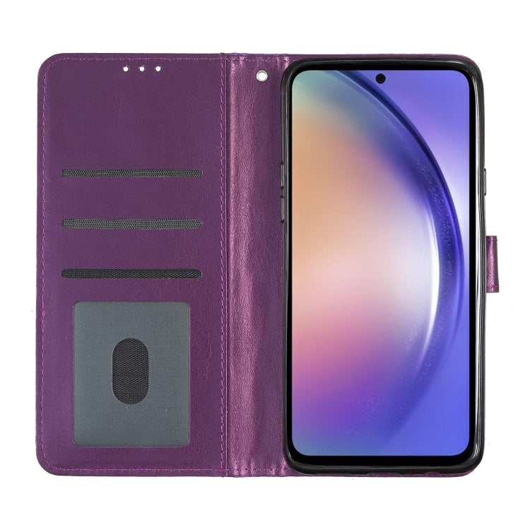 For Ulefone Note 14 Glitter Powder Flip Leather Phone Case(Purple) by buy2fix