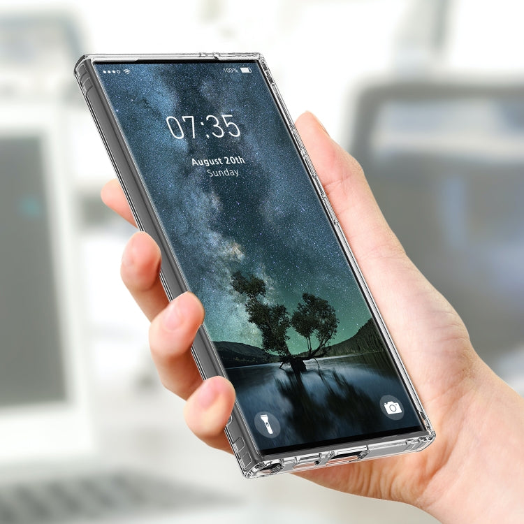 For Samsung Galaxy S25 Ultra 5G MagSafe Magnetic Acrylic TPU Phone Case(Transparent) by buy2fix