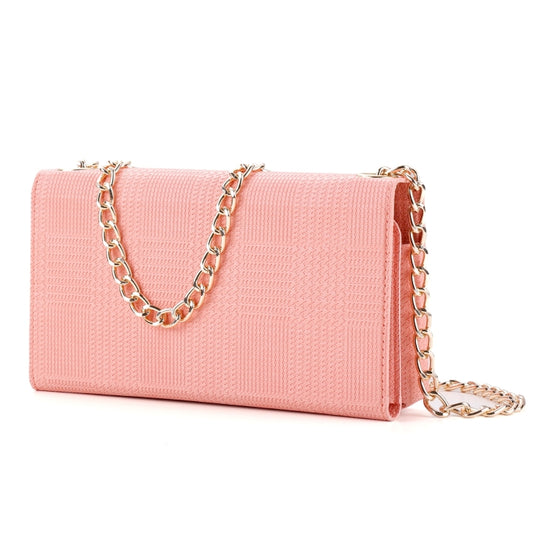 ViLi GHC Series Crossbody Bag RFID Leather Phone Case, 20 x 10 x 3.5cm(Pink)