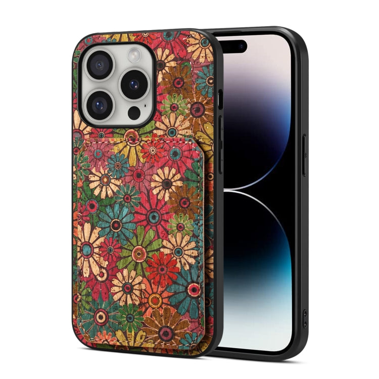 For iPhone 16 Pro Dual Card Slot Holder Phone Case(Spring Green) by buy2fix