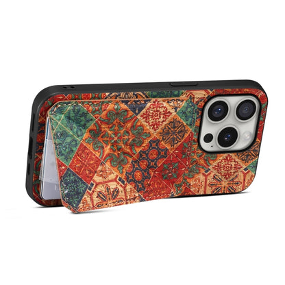 For iPhone 16 Pro Dual Card Slot Holder Phone Case(Winter Blue) by buy2fix