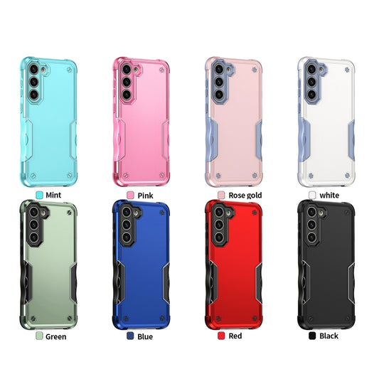 For Samsung Galaxy S24+ 5G Non-slip Shockproof Armor Phone Case(White) - Galaxy S24+ 5G Cases by buy2fix | Online Shopping UK | buy2fix