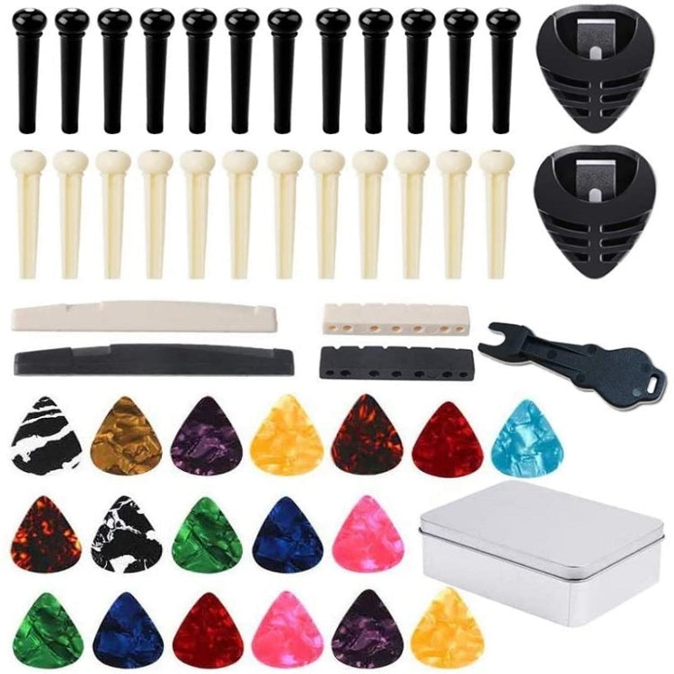 50 in 1 Guitar Pegs Set - Guitar Tuner Accessories by buy2fix | Online Shopping UK | buy2fix