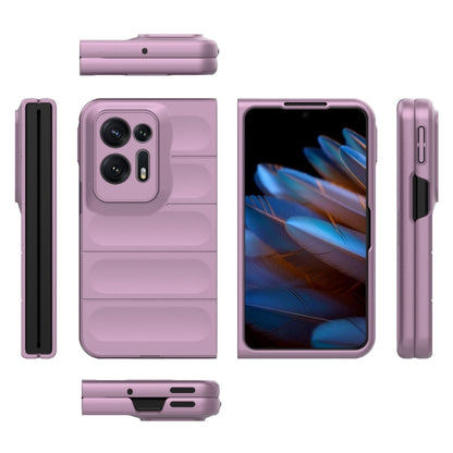 For OPPO Find N2 Magic Shield Fold PC Shockproof Phone Case(Purple) by buy2fix