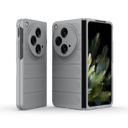 For OPPO Find N3 Magic Shield Fold PC Shockproof Phone Case(Grey) - OPPO Cases by buy2fix | Online Shopping UK | buy2fix