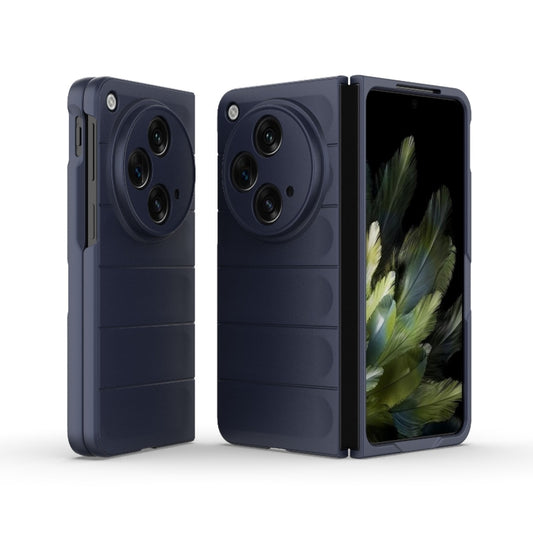 For OPPO Find N3 Magic Shield Fold PC Shockproof Phone Case(Dark Blue) - OPPO Cases by buy2fix | Online Shopping UK | buy2fix