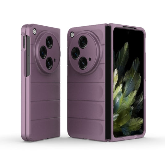 For OPPO Find N3 Magic Shield Fold PC Shockproof Phone Case(Purple) - OPPO Cases by buy2fix | Online Shopping UK | buy2fix