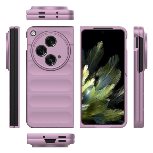 For OPPO Find N3 Magic Shield Fold PC Shockproof Phone Case(Purple) - OPPO Cases by buy2fix | Online Shopping UK | buy2fix
