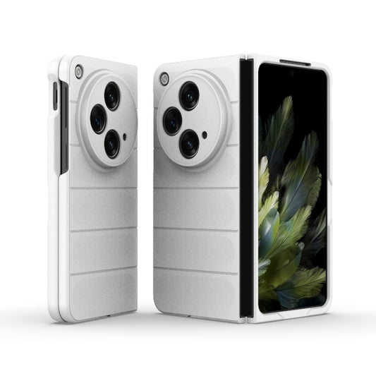 For OPPO Find N3 Magic Shield Fold PC Shockproof Phone Case(White) - OPPO Cases by buy2fix | Online Shopping UK | buy2fix