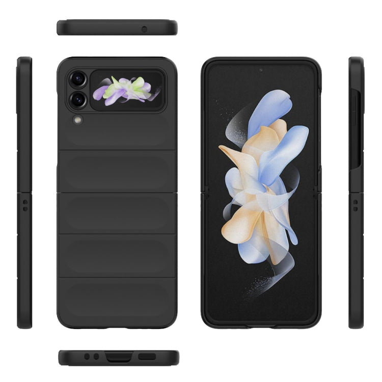 For Samsung Galaxy Z Flip3 5G Magic Shield Fold PC Shockproof Phone Case(Black) by buy2fix