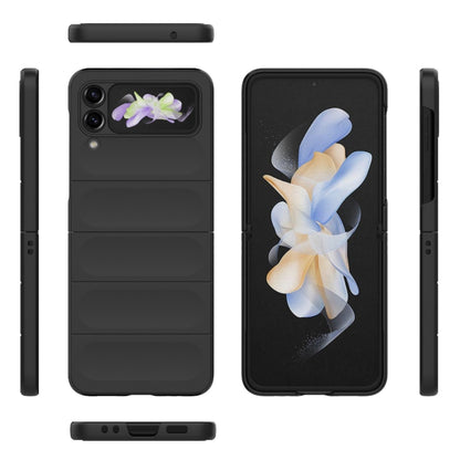 For Samsung Galaxy Z Flip3 5G Magic Shield Fold PC Shockproof Phone Case(Black) by buy2fix