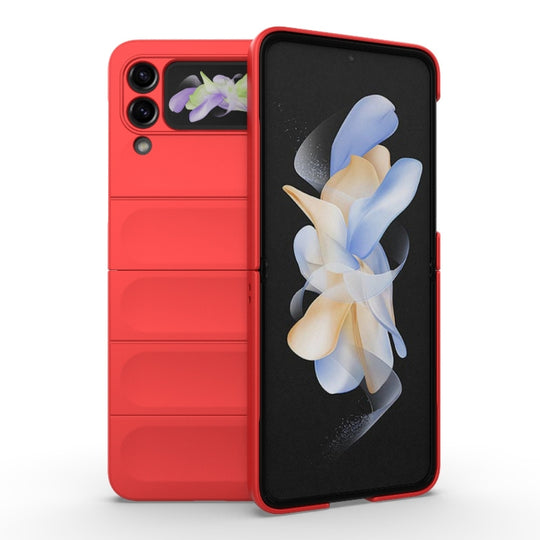 For Samsung Galaxy Z Flip3 5G Magic Shield Fold PC Shockproof Phone Case(Red)
