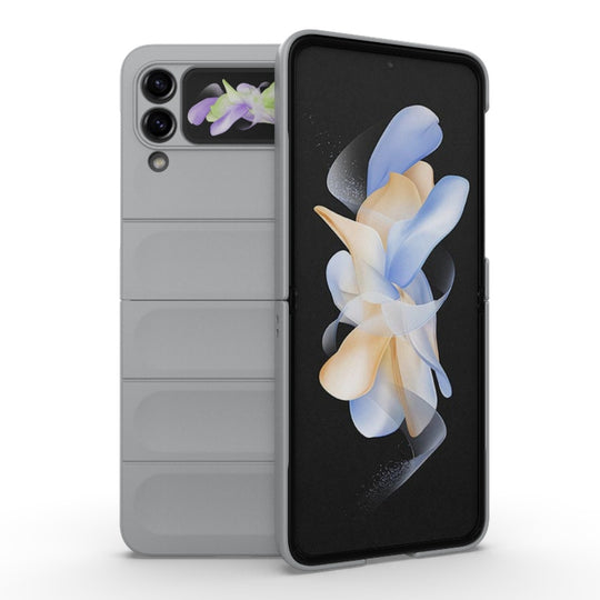 For Samsung Galaxy Z Flip3 5G Magic Shield Fold PC Shockproof Phone Case(Grey)