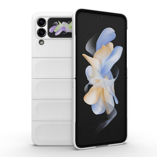 For Samsung Galaxy Z Flip3 5G Magic Shield Fold PC Shockproof Phone Case(White) by buy2fix