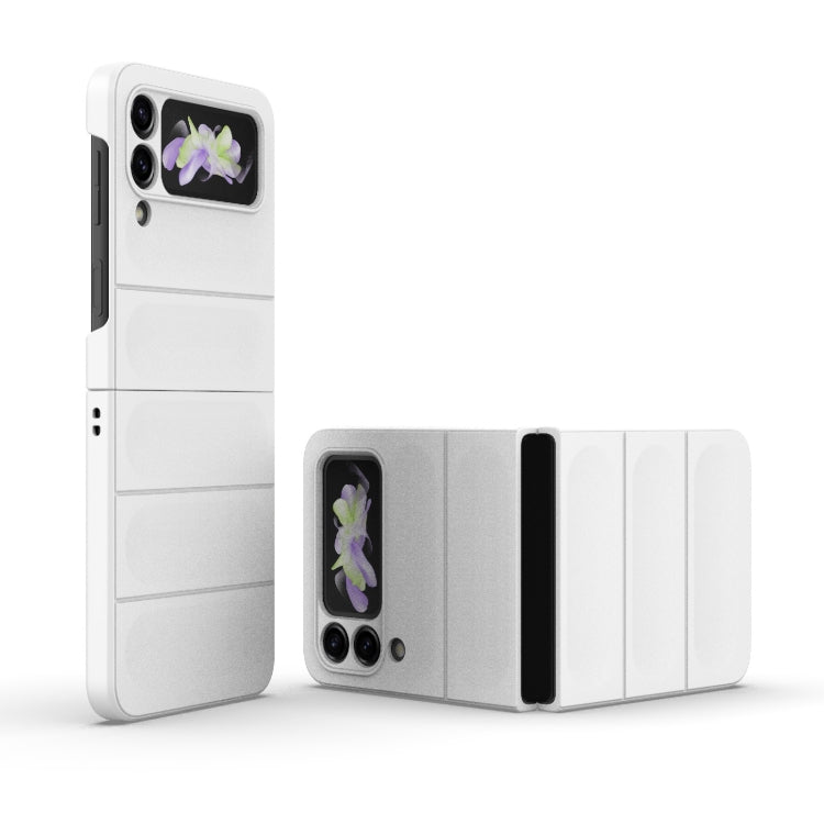 For Samsung Galaxy Z Flip3 5G Magic Shield Fold PC Shockproof Phone Case(White) by buy2fix