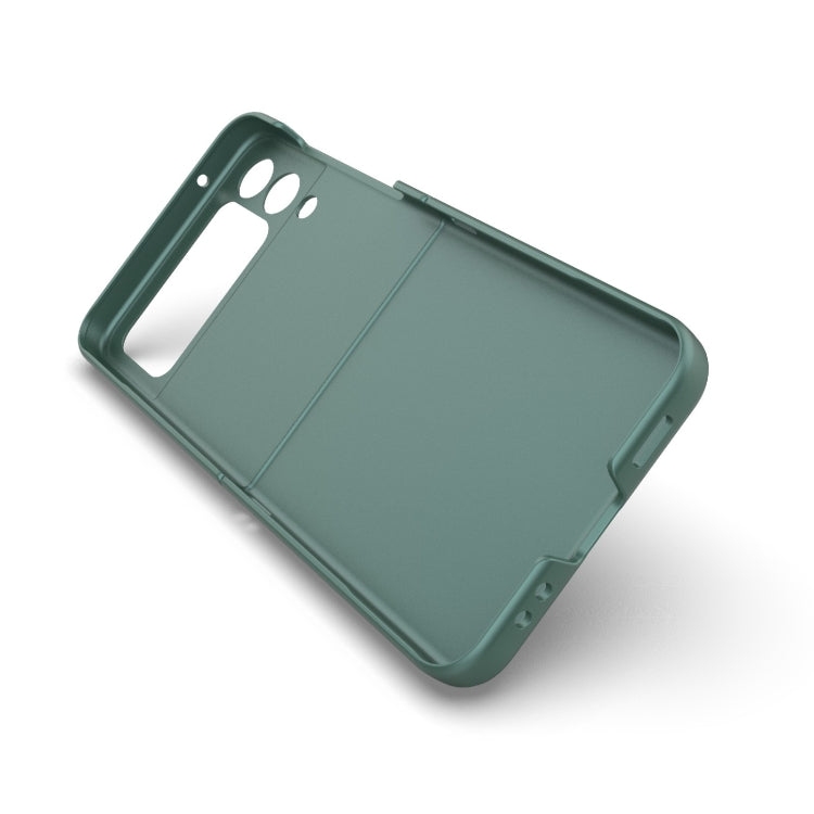 For Samsung Galaxy Z Flip4 5G Magic Shield Fold PC Shockproof Phone Case(Dark Grey) by buy2fix